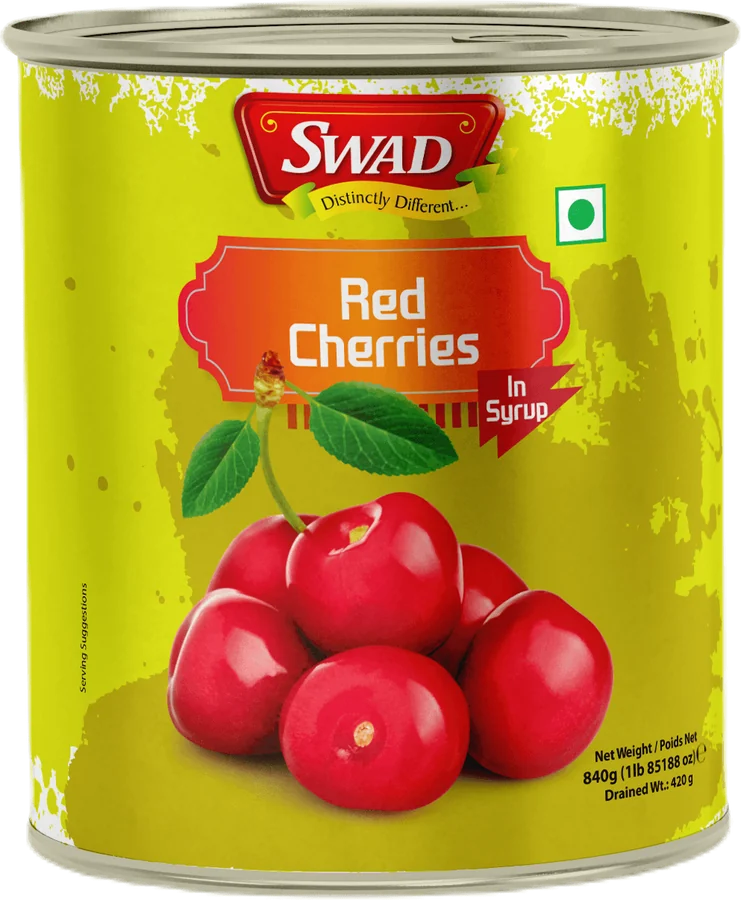 SWAD Red Cherries in Syrup — عبوة تجزئة