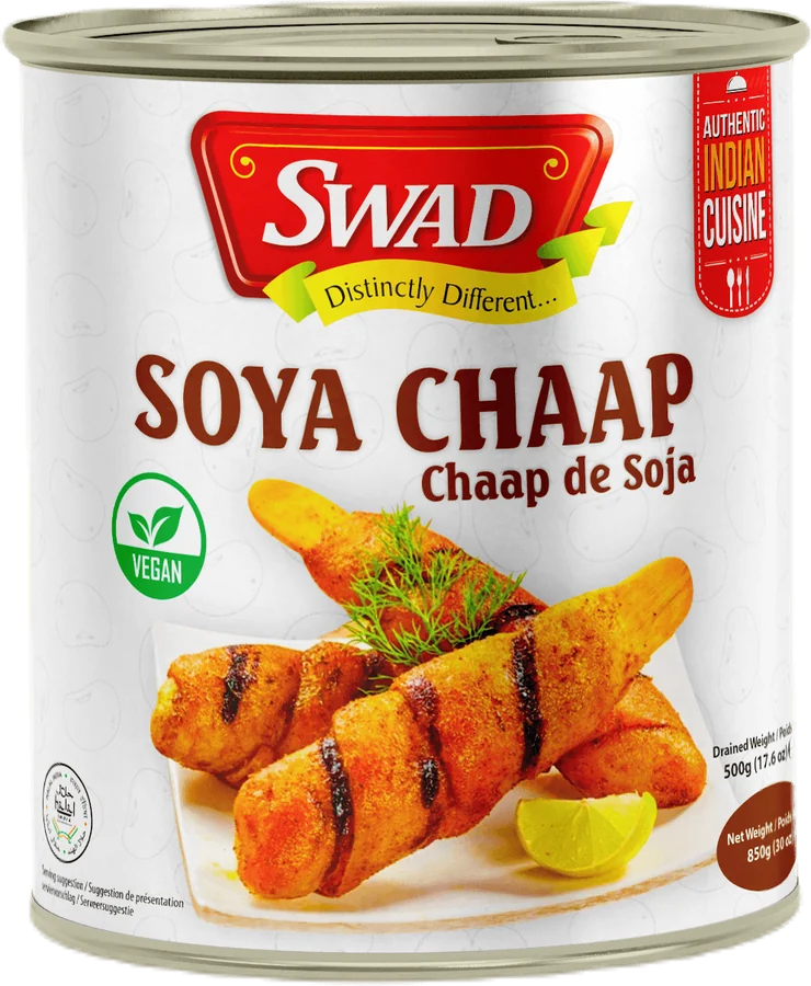 SWAD Soya Chaap — retail pack