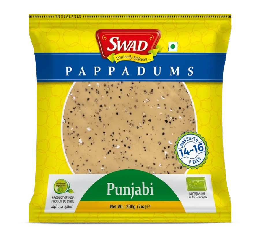 SWAD Punjabi Pappadums pack