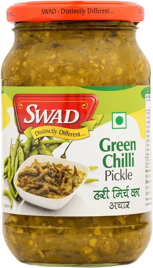 SWAD Green Chilli Pickle Verpackung
