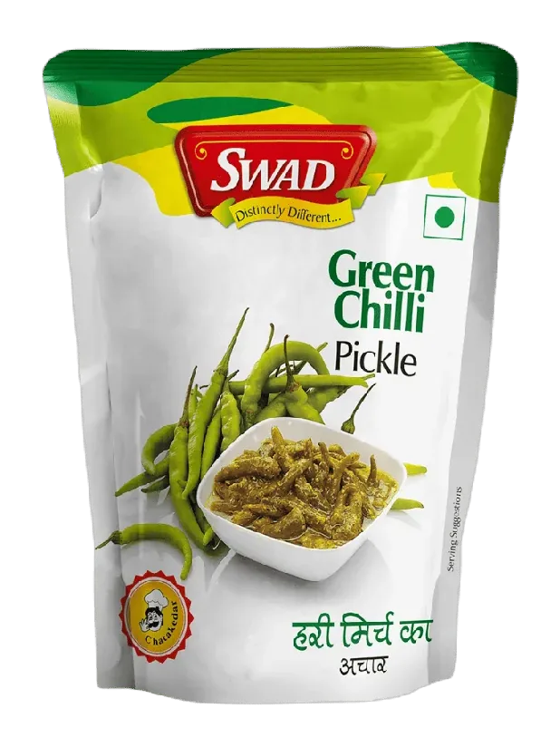 SWAD Green Chilli Pickle Verpackung