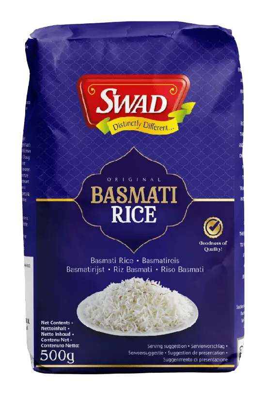 SWAD Basmati Rice — Handelsgebinde