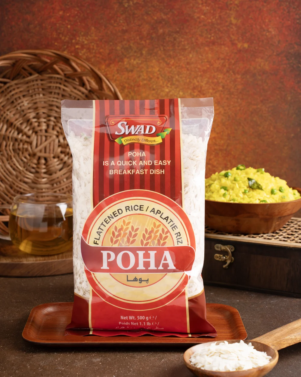 SWAD Poha — Handelsgebinde